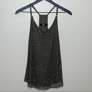 BKE boutique sequined top